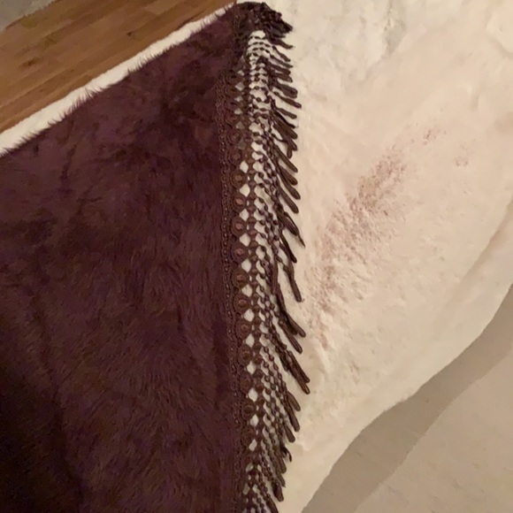 Angora eyelash Shawl Head Scarf Wrap piano Shawl Fringes - Picture 6 of 15